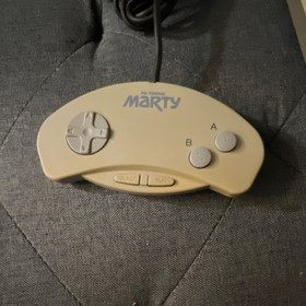 Fujitsu FM Towns Marty Home Console Beige with Controller and Software - READ