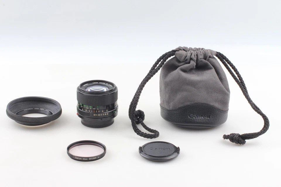 【Casi COMO NUEVO con Capucha】 Nuevo Lente Canon FD NFD 24mm F2.8 Gran Angular MF de Japón Foto 2 de 4