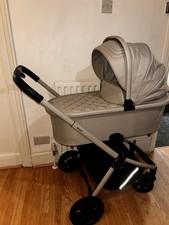 Mybabiie MB450i 2 In 1 Travel System Ivory