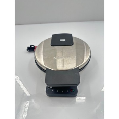 Cuisinart WMR-CA Classic Waffle Maker Brushed Stainless Steel 5-Setting Round