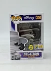 Funko Pop! Disney Negatron #300 GLOW SDCC LE Sticker W/Protector Flaw