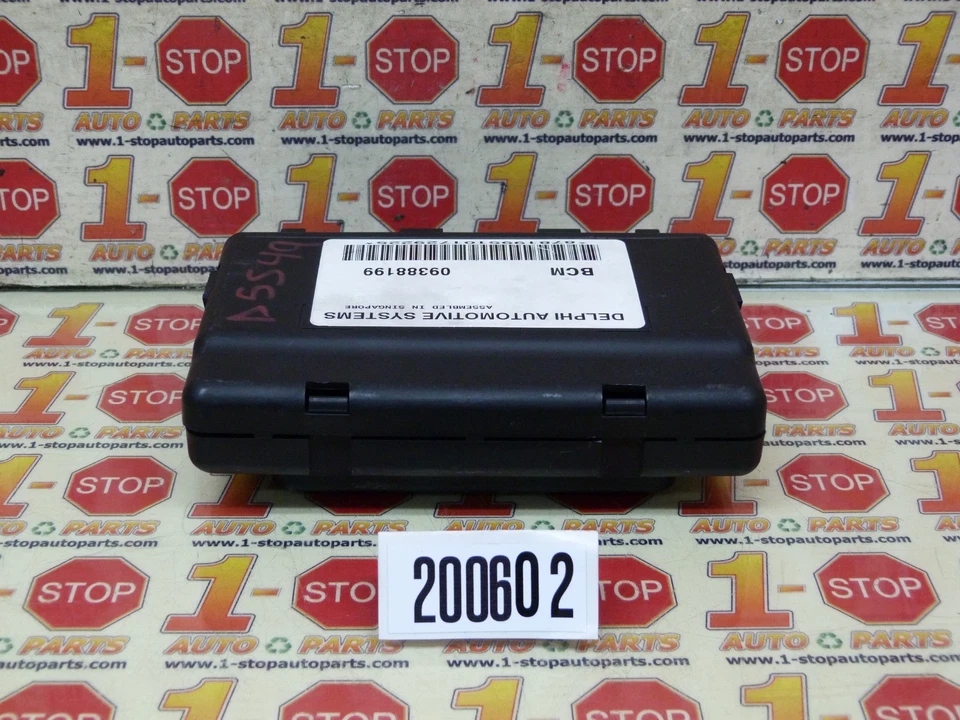 2000 2001 CHEVROLET CAVALIER BODY CONTROL MODULE BCM BCU 09388199 OEM - Image 4 of 4