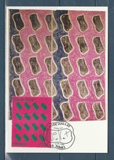 carte  1er jour tableau  Claude Viallat  30  Nimes    2006