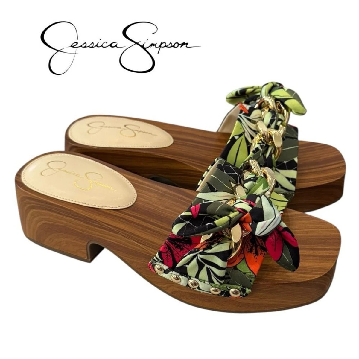 Jessica Simpson Anissia Platform In Gold | Simon