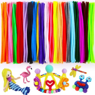 Bundooraking 200pcs Pipe Cleaners Craft Small, Multi-colored Chenille
