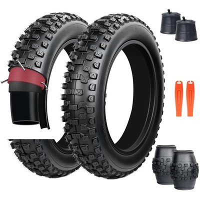 Heavy Duty E-Bike Reifen 20x4.0 Fat Tire, Pannenschutz, schwarze Reifen