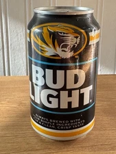 2025 Mizzou Tigers Missouri Bud Light empty Beer Can - Bottom Opened
