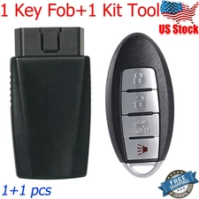  Self Programmable Smart Car Key Fob Replacement For Nissan Versa Sentra 2013~19