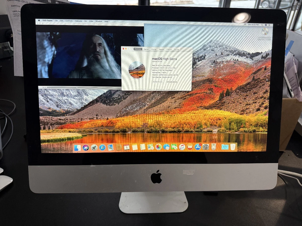 Apple iMac macOS 10.13, High Sierra 2009 Released Apple Desktops
