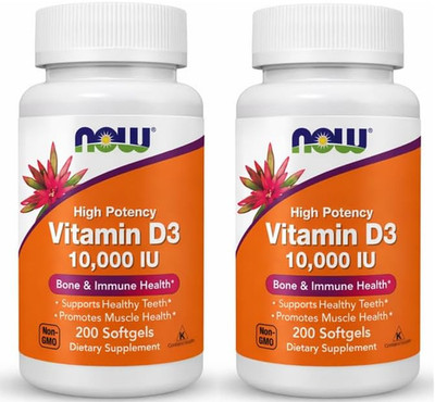 Supplements, Vitamin D-3 10,000 IU, Highest Potency, Structural Support*, 200 So