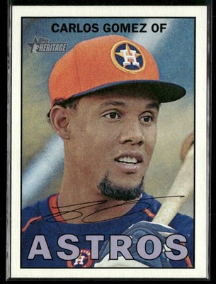 2016 Topps Heritage #227 Carlos Gomez 2E
