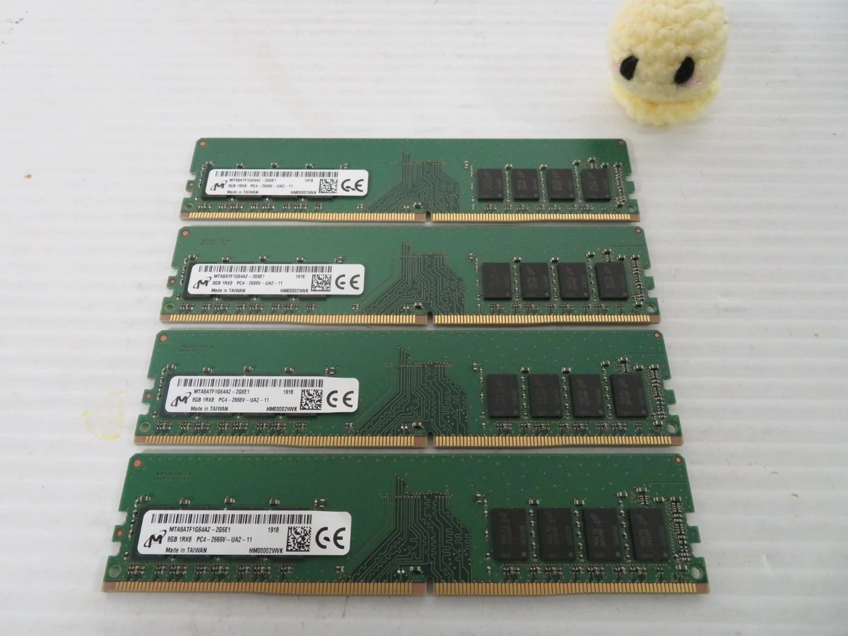 Micron DDR4 SDRAM 8 GB Capacity per Module DIMM Computer Memory