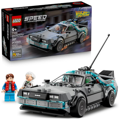 LEGO Speed Champions Time Machine from Back to The Future Building Toy 77256