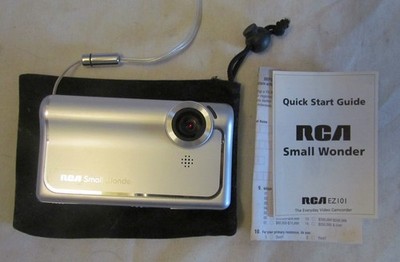 RCA Small Wonder EZ101 Digital Camcorder USB Pocket Video Camera Tested Working