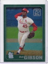 2021 Topps - Chrome 70 Years of Topps Baseball Bob Gibson #70YTC-51 Cardinals