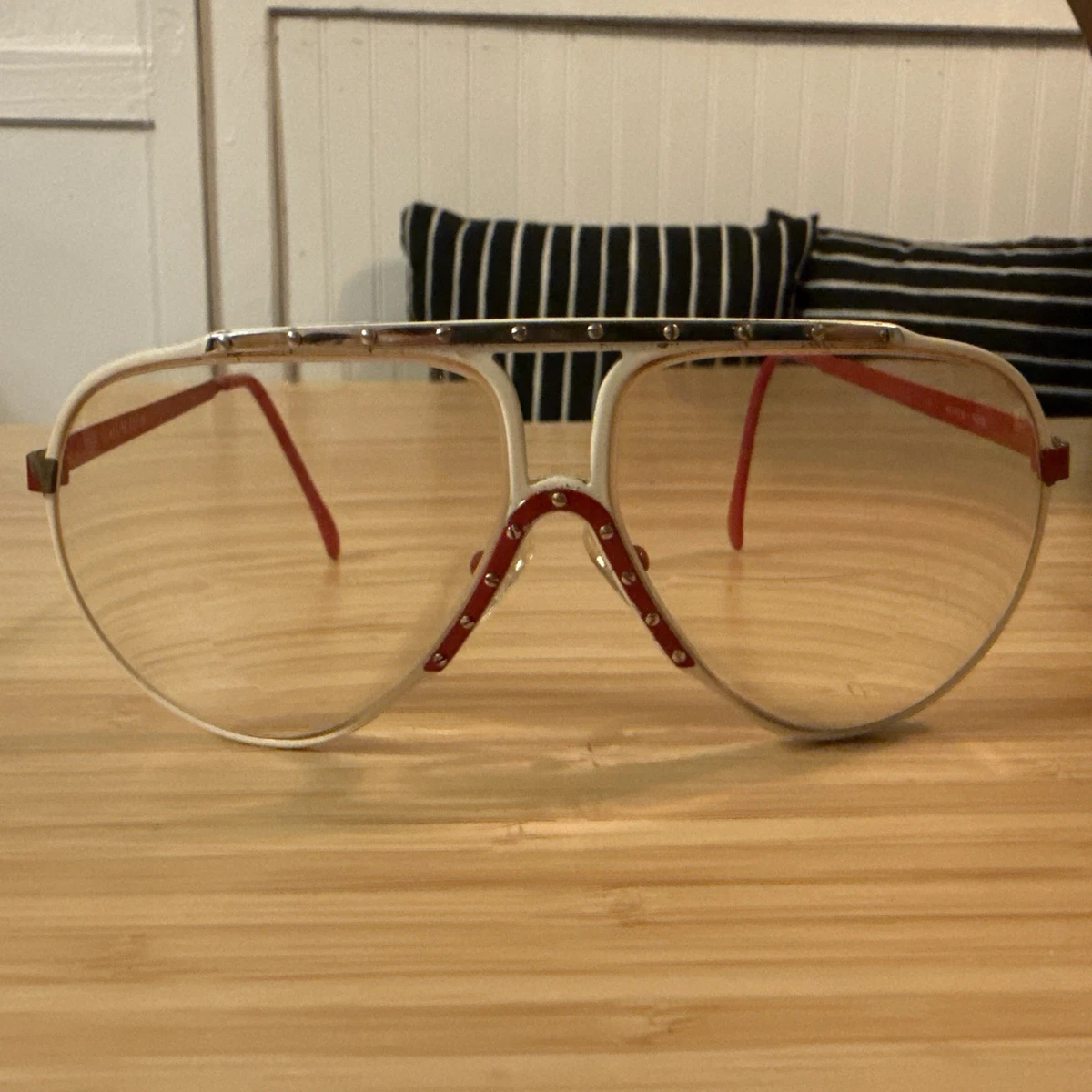 White Vintage Sunglasses for sale | eBay