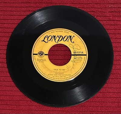 SUNNY AND THE SUNGLOWS-TALK TO ME-LONDON LABEL/KING RECORDS, JAPAN **LOOK***RARE