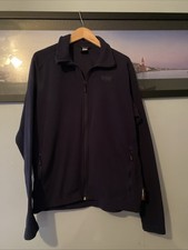 Helly Hansen Men's Size Medium Color Navy Blue Long Sleeve Fleece Zip