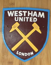 West Ham Sign Cast Iron Football Memorabilia Repro Plaque CLEARANCE