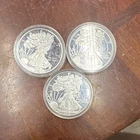 U.S. Mint 2021 American Silver Eagle $1 Lot of 3 1 oz .999 Silver Business