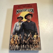 The Magnificent Seven VHS 1960 Western Yul Brynner