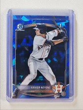 [2] XAVIER NEYENS 2025 BOWMAN CHROME DRAFT 1ST SAPPHIRE REFRACTOR Q1511