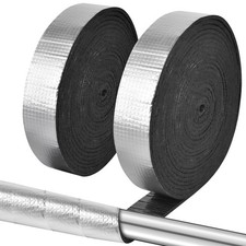 Pipe Wrap Insulation - 33 ft Outdoor Foam Tape Self Silver