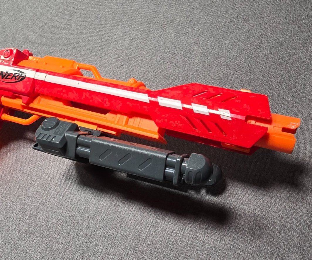 Nerf Mega Centurion Sniper Rifle Dart Gun Blaster & 6 Darts Bipod