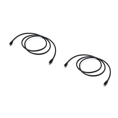 Set of 2 Optical Audio Cable Verlängerung Optisches Verlängerungskabel