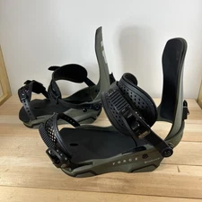Union Force (Team HB) Snowboard Bindings Used Size L Army Green #EM105