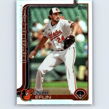 2025 Topps Zach Eflin #188 Rainbow Foil Baltimore Orioles