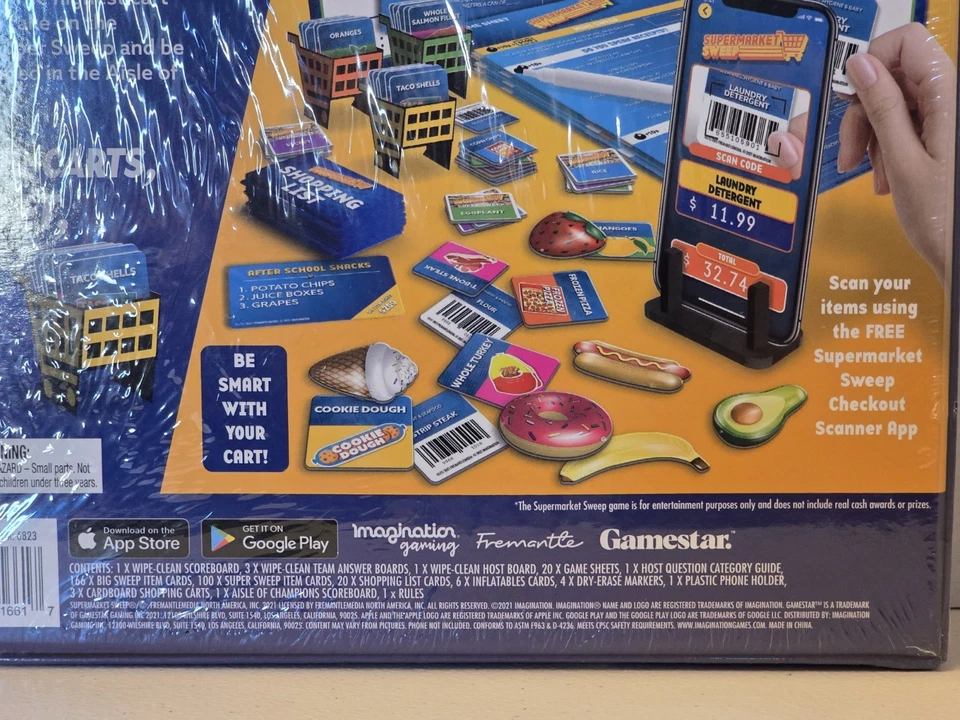 Supermarket Sweep Imagination Gaming Based On The Hit TV Show New Sealed - Image 4 of 4