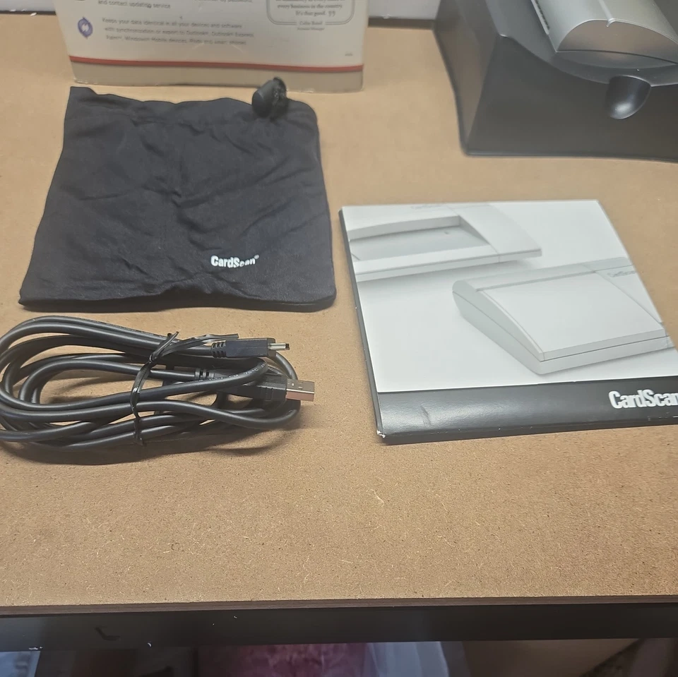 CardScan Used Personal Contact Manager And Compact Business Card Scanner - Image 4 of 4
