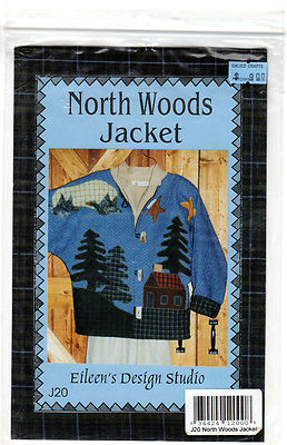 ''North Woods Jacket''   1994 UNCUT Eileen's Design Studio Pattern # J20 Sz P- XL