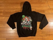 Six Flags Fright Fest Clown Hoodie Men s Medi...