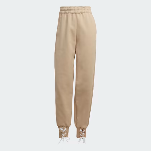 adidas Originals Womens Always Original Laced Cuff Pants - Beige / UK 2 - Picture 2 of 2