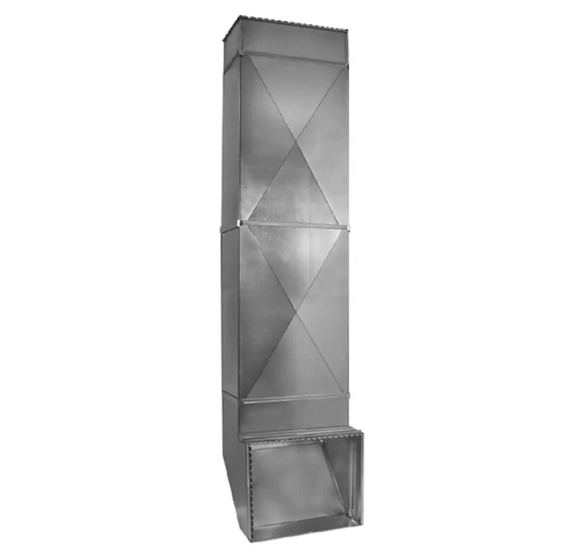 Return Air Package 25" x 10" 811 With Filter Rack 16.5" x 25" Galvanized Steel - image 1 of 1