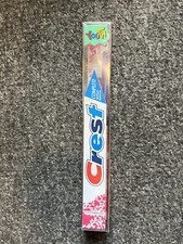 VIntage 1995 CREST Complete Toothbrush Youth/Kids, Rippled Bristles