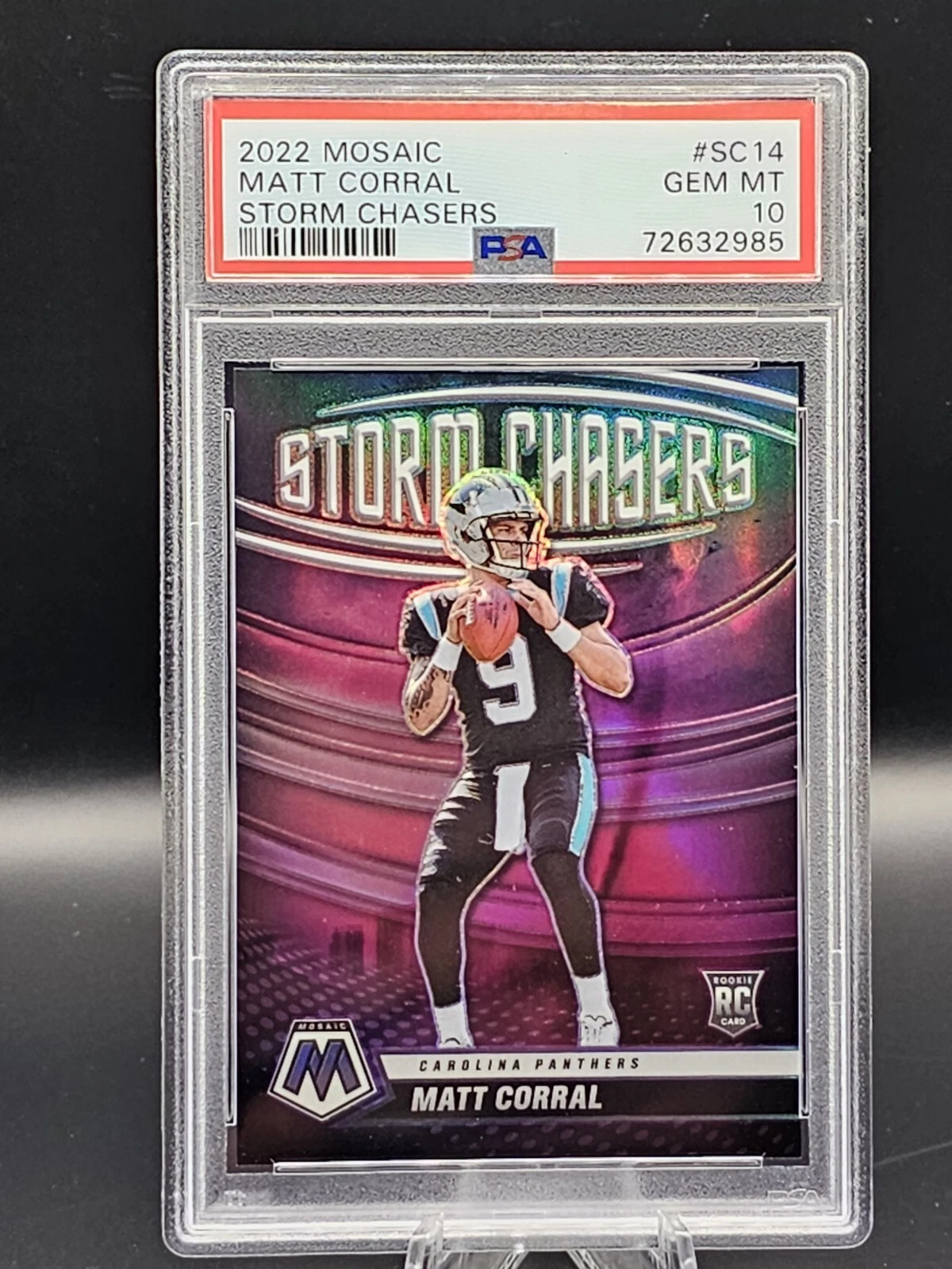 Matt Corral Panini Mosaic Storm Chasers #SC14 Base