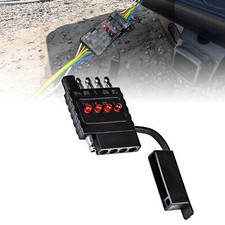 5-pin Flat Trailer Wiring Tester For Light Wire Circuit Continuity Test