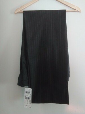 Gerry Weber Elegante gestreifte Hose mit breitem Bein Gr. 44 Grau