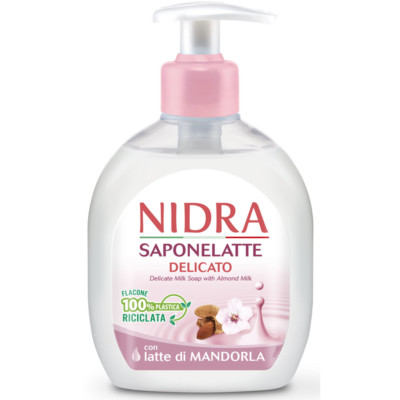 Nidra Seife 300 ml. Zarte Mandeln - 3 Stück.