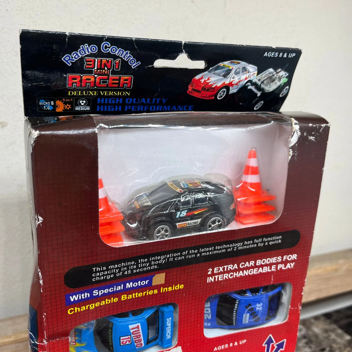 Radio Control 3 In 1 Mini Racer Deluxe Version MT 2002 RC Car NEW