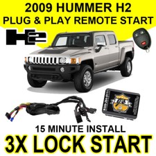 2009 Hummer H2 Plug  Play Remote Start System GM Sierra 3X Lock GM10