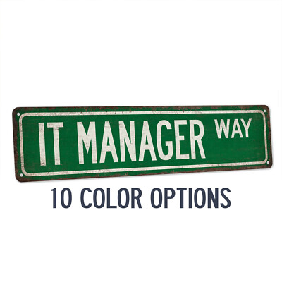 IT Manager Street Sign Information Technology Gift Programmer 104180021052