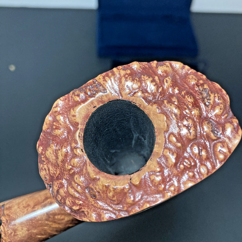 Savinelli Sandblasted Autograph 6mm Pipe W/ Case, Balsa System, Cloth Bag, Etc.. - Picture 12 of 17