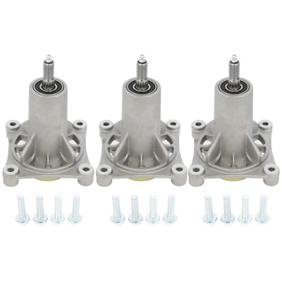 3 Spindle Assembly for Husqvarna 46'' 48'' 54''Deck LGT2554 YTH2348 YTH24V48 RZ5424