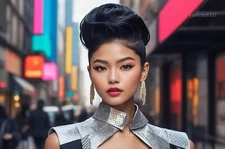 Digital Image Picture Photo Wallpaper Background Desktop AI Art Beautiful Women