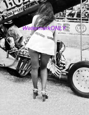 ''Trojan Horse'' Ford Mustang NITRO Funny Car & ''Back Up Girl'' ''Emel'' PHOTO #(32)