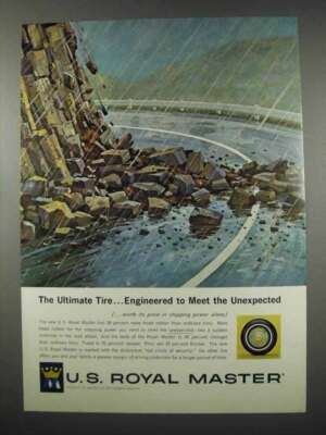 1963 U.S. Royal Master Tires Ad - Meet the Unexpected